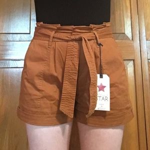 Vanilla Star Tie Waist Shortie